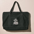Black Spiral Zippered Bag
