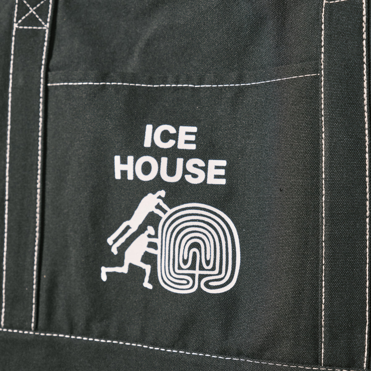 Black Spiral Zippered Bag