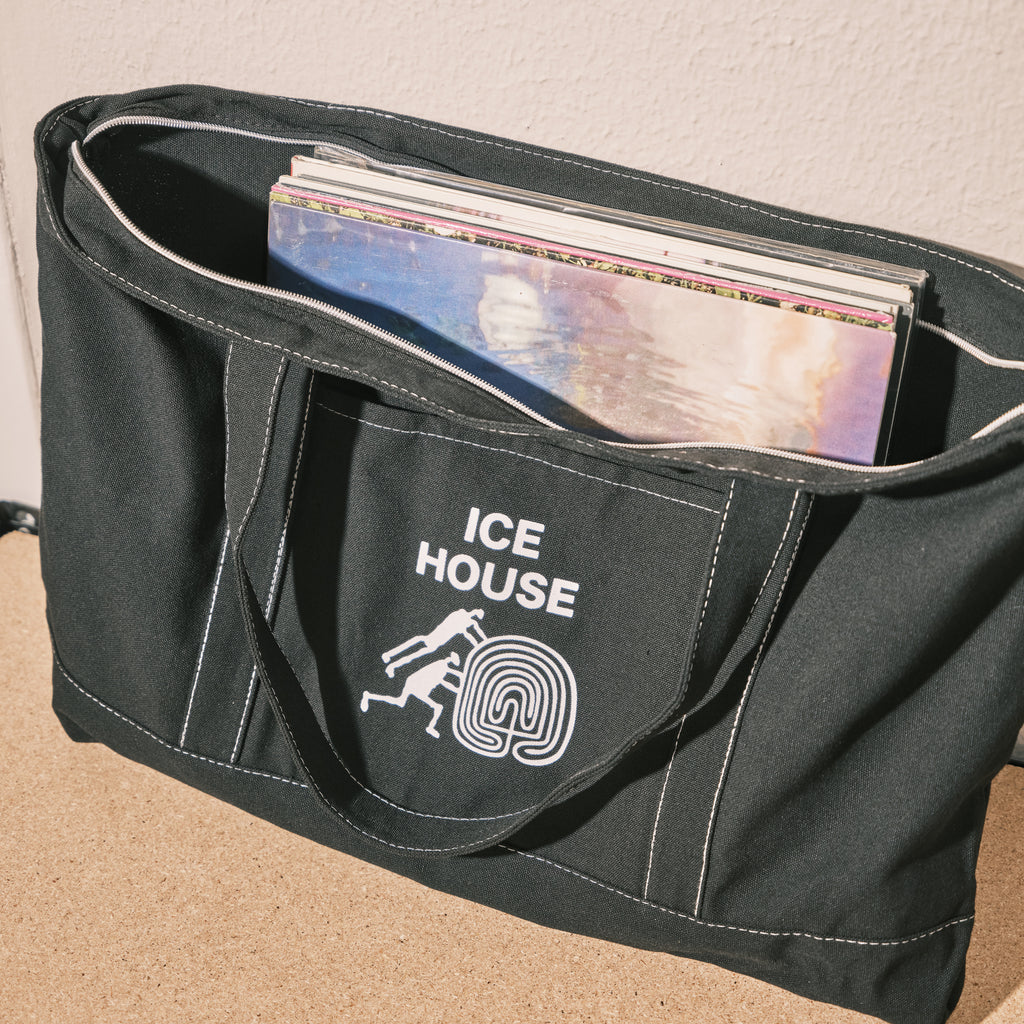 Black Spiral Zippered Bag